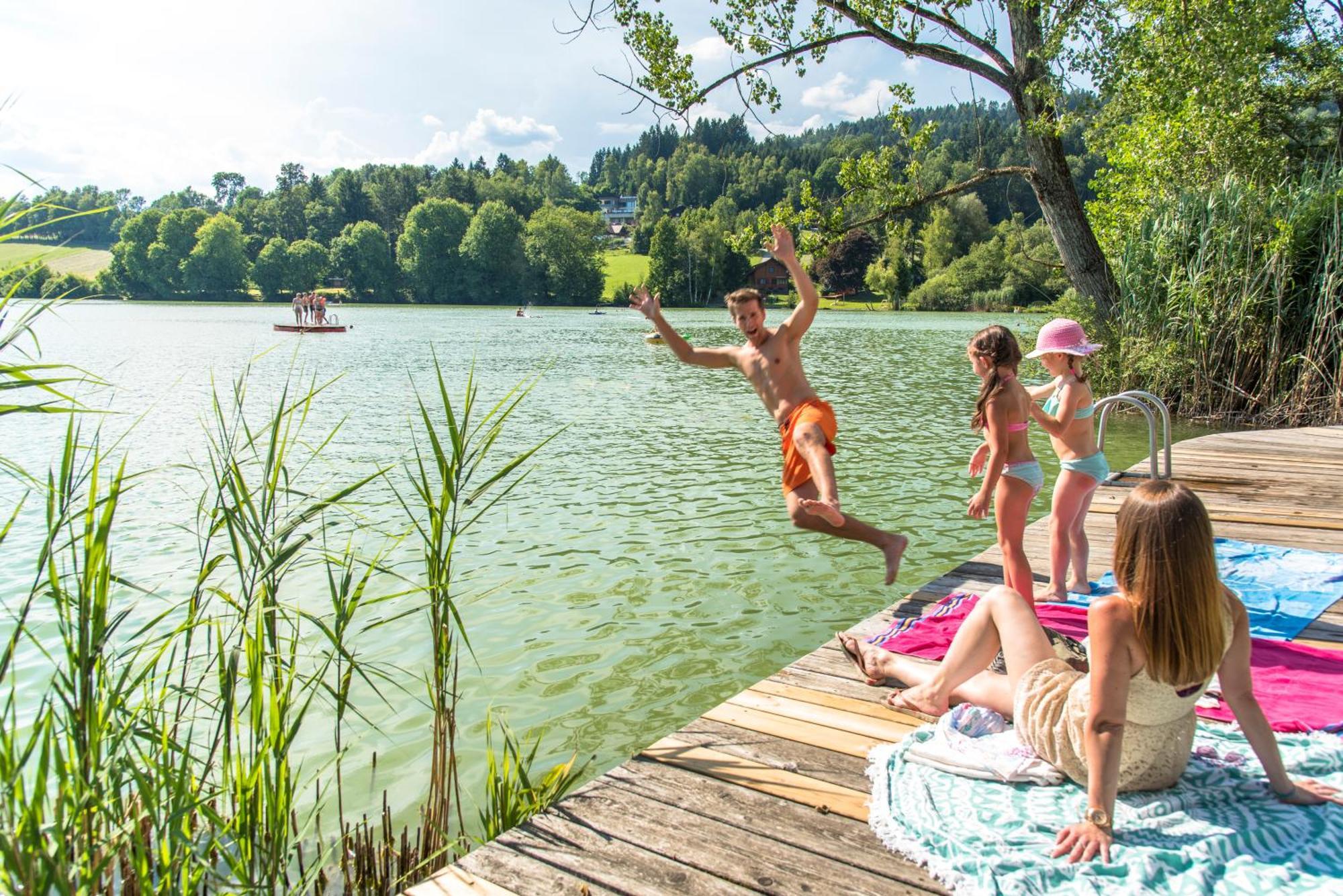 Feriendorf Am Maltschacher See Feldkirchen in Kärnten Buitenkant foto