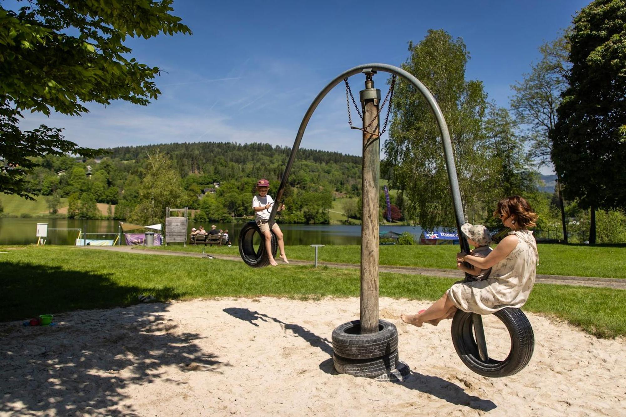 Feriendorf Am Maltschacher See Feldkirchen in Kärnten Buitenkant foto